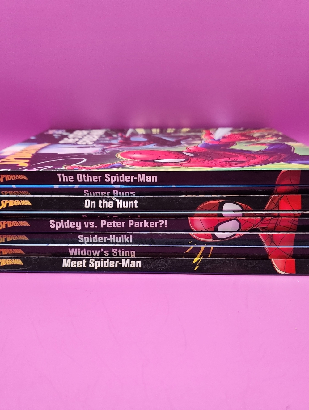 Set of 8 Marvel Spiderman Storybooks Lot Pi Kids